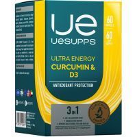 UESUPPS (УЕСАППС) Ультра Энерджи Куркумин и Витамин D3 капс. №60 Ultra Energy Supplements Trading L.L.C/ОАЭ