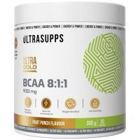 ULTRASUPPS Ultra Gold БЦАА 8:1:1 пор. 300г (фруктовый пунш) банка Ultra Energy Supplements Trading L.L.C/ОАЭ