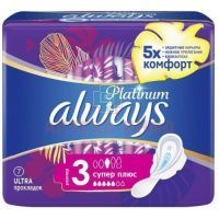 Прокладки гигиенические ALWAYS Platinum Collection Ultra Super Plus №7 Procter&Gamble Tukatin Mallari Sanayi. A. S./Турция