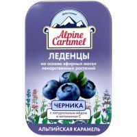 Карамель Alpine Caramel Альпийская леденцы с медом дет. (черника и вит. С) 53г Плантико