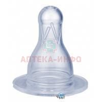 Соска CANPOL BABIES силик. круглая №1 медл. поток. 2шт. (арт. 18/115) Canpol Babies/Польша