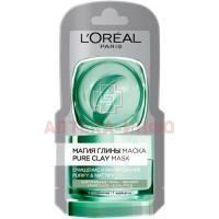 LOREAL DERMO-EXPERTISE Магия глины маска Очищение и матир. 6мл (монодоз) Loreal/Германия