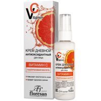 Крем Vitamin C и гиалур. к-та дневной антиоксидант. д/лица 75мл (ф-670) Флоресан/Россия