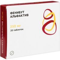 Фенибут Альфактив таб. 250мг №20 Озон Фарм/Россия
