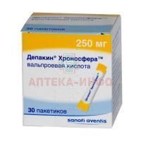 Депакин Хроносфера пак.(гран. с пролонг. высвоб.) 250мг №30 Sanofi-Winthrop Industrie/Франция