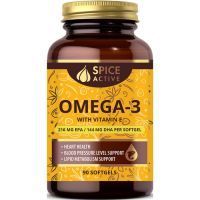 Спайс Актив Омега-3 с вит. Е капс. №90 Primea Limited/Великобритания