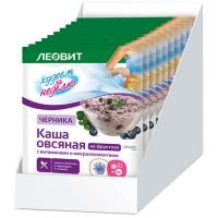 Худеем за неделю каша Овсяная черника со сливками 40г №10 Леовит Hyтрио