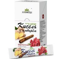 Кисель АЛТАЙФЛОРА имбирный Брусника 20г №10 Алтайская чайная компания/Россия