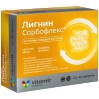Лигнин Сорбофлекс ВИТАМИР таб. №60 Квадрат-С/Россия