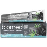 Зубная паста Biomed комплексная Отбеливание с углем 100мл Органик Фармасьютикалз/Россия