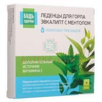Будь здоров леденцы д/горла Эвкалипт и Ментол №9 Асгард/Россия
