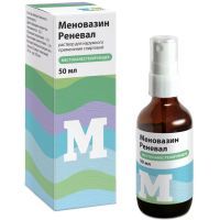 Меновазин Реневал фл.(р-р спирт. наружн.) 50мл Обновление ПФК/Россия