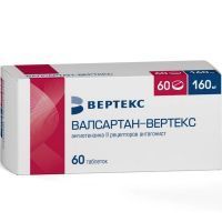 Валсартан-ВЕРТЕКС таб. п/пл. об. 160мг №60 Вертекс