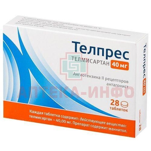 Телпрес таб. 40мг №28 Laboratorios Liconsa/Испания Телпрес таб. 40мг №28 Laboratorios Liconsa/Испания