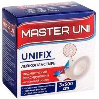 Лейкопластырь MASTER UNI 3см х 500см (ткан. основа) Хелслаб/Россия