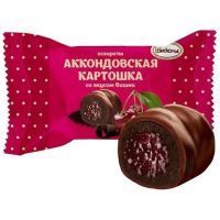 АККОНД Конфеты АККОНДОВСКАЯ КАРТОШКА со вкусом Вишни глазированные 1кг