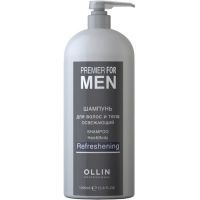 Шампунь OLLIN PREMIER FOR MEN освежающий 1000мл Ollin Professional