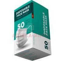 Маска защит. одноразовая №50 Текстиль Транс