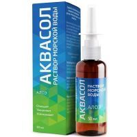 АкваСол Морская вода и Алоэ спрей 50мл Мирролла/Россия