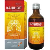 Кашнол Эспекторант фл.(сироп) 200мл №1 Lok-Beta Pharmaceuticals/Индия
