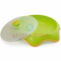 Тарелка CANPOL BABIES пластмассовая с крышкой (арт.21/297) Canpol Babies/П ольша