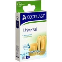 Лейкопластырь ECOPLAST "Universal" набор №16 (полим. основа) ЛСЭЗ НордеПласт/Латвия