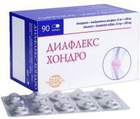 Диафлекс Хондро капс. 25мг+200мг №90 Rompharm Company/Румыния
