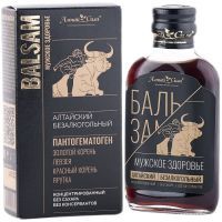 Бальзам Мужское здоровье с Пантогематогеном 100мл Алтай Сила/Россия