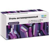 Уголь активированный Реневал таб. 250мг №50 Обновление ПФК/Россия