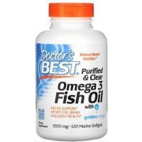 Двойная Омега 3 1000мг ДКГ и ЭПК из анчоуса капс. 1350мг №120 Doctor's Best/США