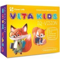 Clover Labs Биоактивный фитокомплекс Vita Kids IQ-Vision фл. 10мл №10 ГринФИТО/Россия