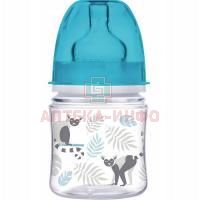 Бутылочка детская CANPOL BABIES Easy Start "Jungle" с широким горлом антиколик. 120мл (арт. 35/224) серая (с 0 мес.) Canpol Babies/Польша