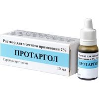 Протаргол фл.-кап.(р-р д/местн. прим.) 2% 10мл №1 Тверская ФФ