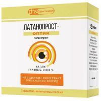 Латанопрост-Оптик фл.-кап.(капли глазн.) 0,005% 5мл №3 Лекко