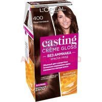 LOREAL CASTING Creme Gloss краска д/волос тон 400 (каштан) L Oreal/Франция