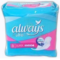 Прокладки гигиенические ALWAYS Ultra Super №8 Hygienett/Венгрия
