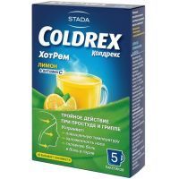 Колдрекс Хотрем со вкусом лимона пак.(пор. д/р-ра орал.) 5г №5 Haleon Alcala S.A./Испания