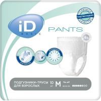 Подгузники-трусики для взрослых ID Pants M №10 Ontex BVBA/Бельгия