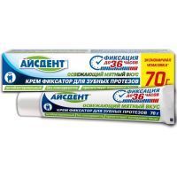 Крем для фиксации зубных протезов АЙСДЕНТ Освежающий мятный вкус 70г Полар/Россия