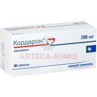 Кордарон таб. 200мг №30 Opella Healthcare/Венгрия