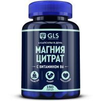 GLS Магния цитрат с витам. В6 капс. 500мг №100 Глобал Хэлфкеар