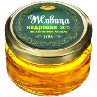 Живица кедровая МЕДОВЫЙ КРАЙ 30% на льняном масле 100мл Медовый край/Россия