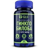 GLS Гинкго Билоба+Готу Кола капс. 380мг №60 Глобал Хэлфкеар