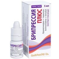 Брипрессия Плюс фл.(капли глазн.) 2мг/мл+5мг/мл 5мл №1 Rompharm Company/Румыния