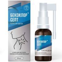 Бензилор Септ фл.(спрей д/местн. прим. дозир.) 0,255мг/доза 30мл №1 Внешторг Фарма/Россия