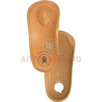 Стельки SEVERA полустельки ортопед. мужские, женские на полужесткой основе, кожа (арт. СТ-201) разм. 43 Тривес