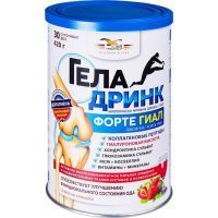 Геладринк Форте гиал пор. 420г (клубника) Orling/Чехия