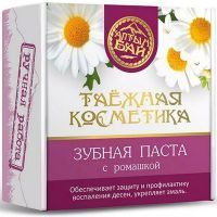 Зубная паста АЛТЫНБАЙ Таежная косметика с ромашкой 25г Алтын/Россия