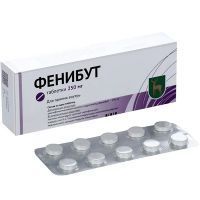 Фенибут таб. 250мг №50 Московский эндокринный завод (МЭЗ)/Россия