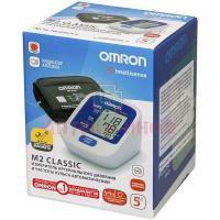 Тонометр OMRON M2 Classic (HEM-7122-LRU) NEW + универсальная манжета (автомат на плечо, манжета 22-42см, память 60, система Intellisense, графческий индикатор уровня АД, индикатор аритмии) Omron Healthcare/Китай